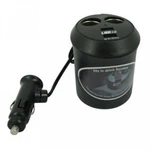 Car Charger Cup Holder 2-PORT Power Adapter Dc Socket Splitter For Cell Phones. Fixed Price $14.76.