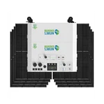 Nature's Generator Power House 3600WH Solar Station 120V Mppt Wheels. Fixed Price $2499.99.