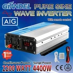 Pure Sine Power Inverter 2200W 12V/120V With 20A Solar Controller Usa Transistor. Fixed Price $238.82.