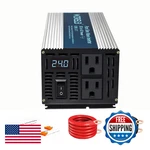 Wzrelb 800W Pure Sine Wave Inverter 12V Dc To 110V 120V Ac Power Converter Led. Fixed Price $142.46.
