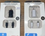 Craig Usb Car Charger Mini & Micro Cables White, And Black CRA6201. Fixed Price $12.95.