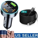 120W Fast Car Charger Cigarette Lighter Socket 4 Port Adapter For Iphone,samsung. Fixed Price $5.59.