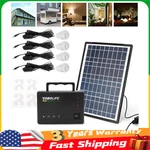 Portable Station Solar Panel Power Inverter Electric Generator Set +4 Led Light. Fixed Price $64.42.