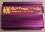 Rally 400 Watt Power Inverter 12V Dc To 120V Ac No. 7292 Purple. Fixed Price $32.99.