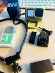 Bundle Gopro HERO9 + 4 Extra Batteries Adapter 256 Micro Memory Card. Fixed Price $275.00.