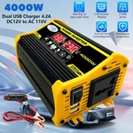 4000W Car Power Inverter Dc 12V To Ac 110V Pure Sine Wave Converter Lcd Usa. Fixed Price $33.81.