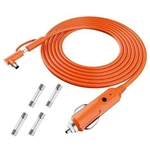 12V/24V Car Charger 14AWG, 15A Dc 8.0MM Cigarette Lighter Charging Cable Wit. Fixed Price $21.99.