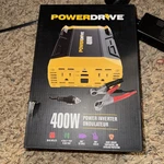 Powerdrive Watt Inverter PWD400 11-15V Dc 115V Ac 58-62HZ. Fixed Price $33.00.