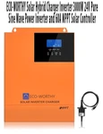 Eco-worthy Solar Hybrid Charger Inverter 3000W 24V Pure Sine Wave Power. Fixed Price $312.09.