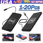 Car Wireless Charger Pad Fast Charging Non-slip Mat For Iphone Samsung Lot. Fixed Price $14.56.