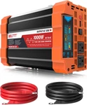 1000WATT Pure Sine Wave Inverter 12V Dc To 120V Ac For Rv, Truck, Off-grid, Sola. Fixed Price $225.97.