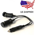 Pro Trucker Dual 12V Cigarette Lighter Socket Extension Cable Double Plugadapter. Fixed Price $14.95.