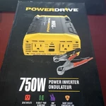 Powerdrive PWD750 Watt Inverter -12V Dc To 110V Ac Car Converter Wi.... Fixed Price $45.50.