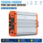 2000W Power Inverter (peak 4000W) Pure Sine Wave 12V To 120V Car Solar Rv Marine. Fixed Price $95.99.
