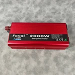 Foval F-2000A 2000W Inverter 12V Dc To 110V Ac 850W Cont Dual Outlet Usb Tested. Fixed Price $58.47.