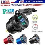 Dual Usb Fast Charger Socket Power Outlet Adapter For Car Boat Motorcycle 12-24V. Fixed Price $14.79.