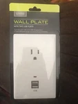 Living Solutions Charging Station With 2 Usb Ports & 1 Ac Outlet Wall Plate New. Fixed Price $9.99.