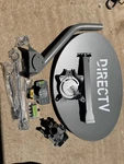 Directv Dish Slimline Kaku Satellite Dtv J Mount Swim SL3S DSWM3 Complete. Fixed Price $99.00.