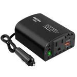 Bapdas 150W Car Power Inverter Dc 12V To 110V New Model 2.0, Black. Fixed Price $24.64.