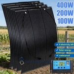 Flexible 400W 200W Solar Panel Mono Power Portable Camper Home Rv Battery Charge. Fixed Price $275.99.