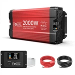 Foval 2000W Pure Sine Wave Inverter 12V Dc To 110V Ac, 4000W Remote Controller. Fixed Price $156.80.