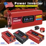 1500W 2000W 2600W Car Power Inverter 12V To 110V 120V With 2USB 2AC Lcd Display. Fixed Price $53.99.