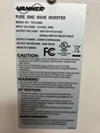 Vanner Series Truwave Sine Inverter 12V 2000W #TS12-2000. Fixed Price $800.00.