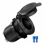 12V Waterproof Car Motorcycle Boat Cigarette Lighter Socket Power Plug Outlet. Fixed Price $5.99.