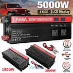 Sine Wave Lcd Solar Converter 5000W Car Power Inverter Dc 12V To Ac 110V 4 Usb. Fixed Price $29.99.