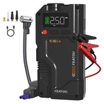 6000A Car Jump Starter Power Bank With Air Compressor Led Battery Booster + Case. Fixed Price $84.79.