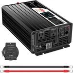 Xijia 1500W(PEAK Power 3000W) Pure Sine Wave Lcd-display Dc 24V Inverter Ac 120V. Fixed Price $117.95.