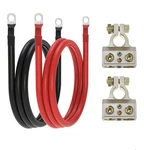 4 Awg Battery Cable Gauge Wires With 3/8 Terminals Power Inverter C.... Fixed Price $19.95.
