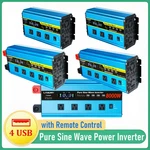 2000W 3000W 4000W Pure Sine Wave Power Inverter 4USB 12V 24V Dc To 110V 120V Ac. Fixed Price $170.99.