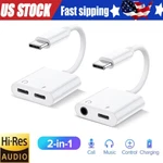 2 In 1 Charger Headphone Usb Type To 3.5MM Aux Audio Cable Cord Adapter Lot. Fixed Price $156.10.