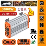 Pure Sine Wave 2000W 3000W Power Inverter 12V To 110V Converter Remote Control. Fixed Price $139.99.