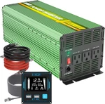 2000W 12V Pure Sine Wave Inverter With Usb & Remote For Home, Truck, Rv. Fixed Price $315.99.