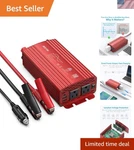 Listed 500W Car Power Inverter: Pure Sine Wave, Ac & 4.2A Usb Ports. Fixed Price $98.39.