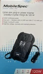 Mobilespec MSI120 120W Slim Plug-in Power Inverter. Fixed Price $50.00.