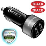Dual Port Usb Fast Car Charger 36W Qualcomm Quick Qc 3.0 Iphone Samsung. Fixed Price $6.99.