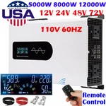 5000W 8000W 12000W Pure Sine Wave Inverter 12V 24V 48V 72V 110V Solar Off Grid. Fixed Price $246.99.