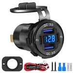 12-24V Port Fast Car Charger QC3.0 & Pd Usb Outlet Socket For Boat Rv Marine. Fixed Price $16.98.
