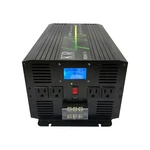 Home Power Inverter 3000W Pure Sine Wave 12V 24V To 120V Lcd Display Off Grid. Fixed Price $186.16.