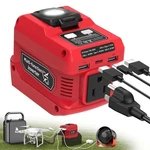 220W Power Inverter For Milwaukee 18V Battery Ac 110V Outlet Led Light. Fixed Price $26.99.