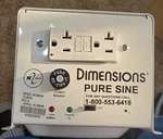 Sensata Dimensions Inverter; 400 Watt; 120 Vac Output; Vdc Input; Sine Wave. Fixed Price $500.00.