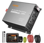Matobob 200OW Pure Sine Wave Power Inverter 4100W Surge 12V 120V Lcd Remote. Fixed Price $99.99.