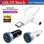 Fast 20W Car Charger Adapter& Usb-c To 3.5MM Aux Jack Earphone Cable. Fixed Price $15.49.