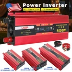 5000W 3000W Dc 12V To 110V 120V Car Power Inverter Converter 2AC Socket & Usb. Fixed Price $56.69.
