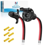 Heavy Duty 12/24V Marine Boat Trolling Motor Plug & Socket, Wire 8 Awg (gauge). Fixed Price $24.57.