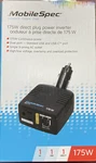 Mobilespec MSI175 175W Direct Plug Power Inverter Outdoor. Fixed Price $18.99.