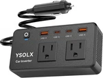 300W Car Power Inverter - Ysolx Dual Dc 12V To 110V Ac Outlet Adapter Wal. Fixed Price $45.99.